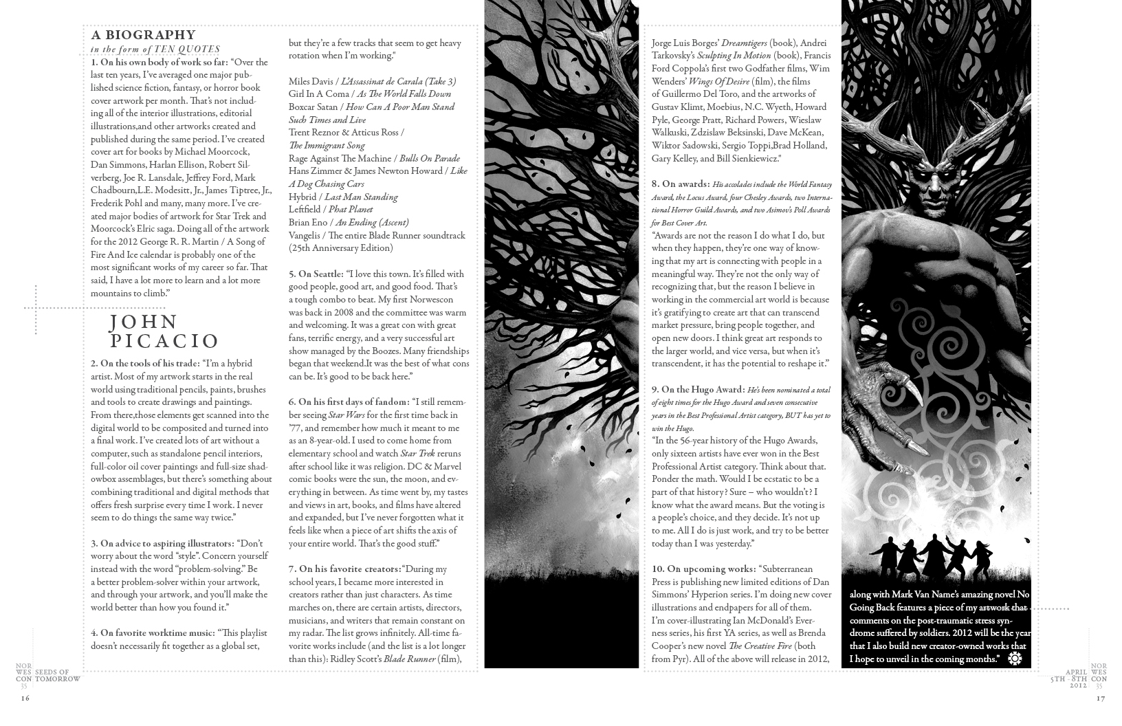 Norwescon 35 page 16 – 17