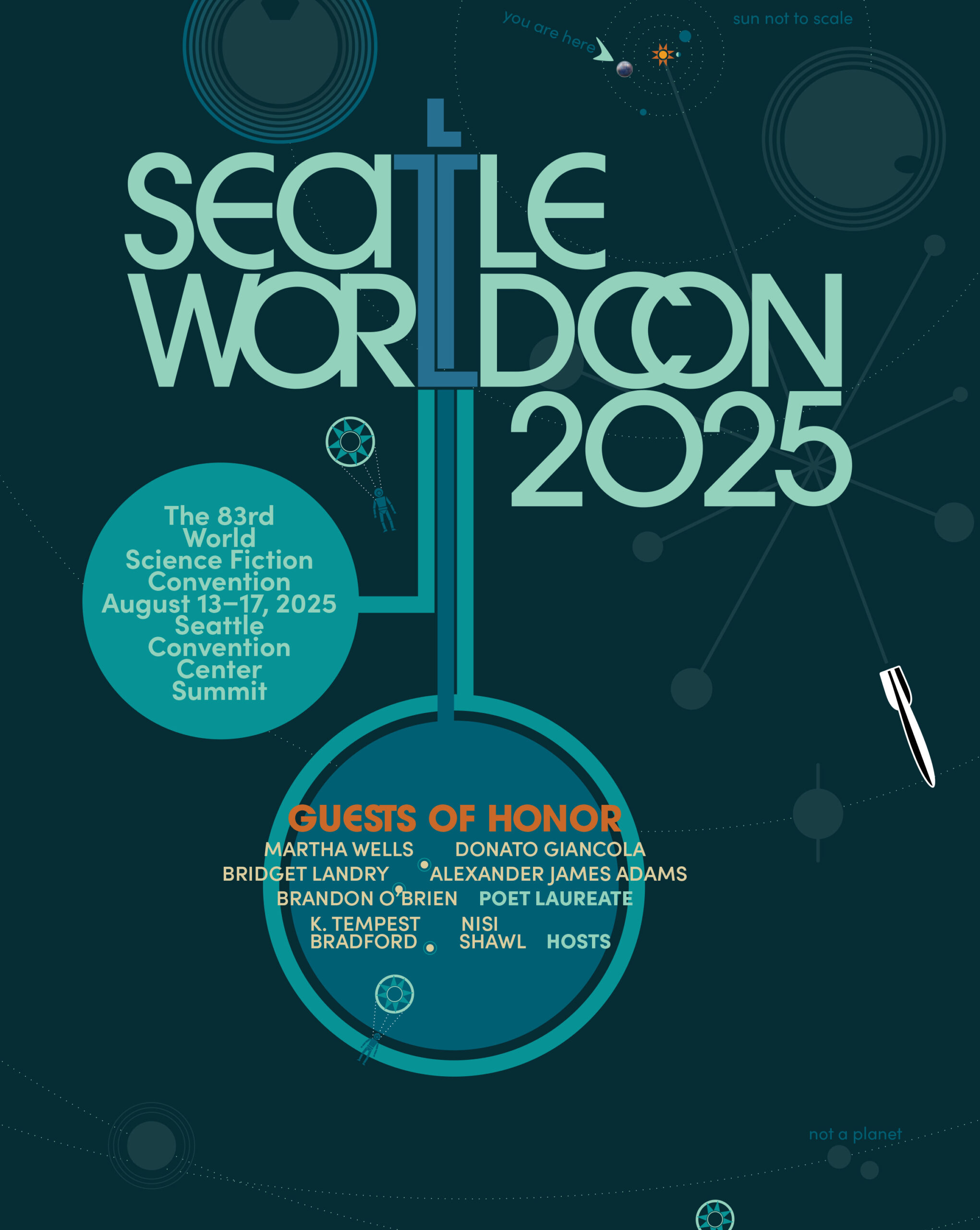 Seattle Worldcon book (7 pieces)